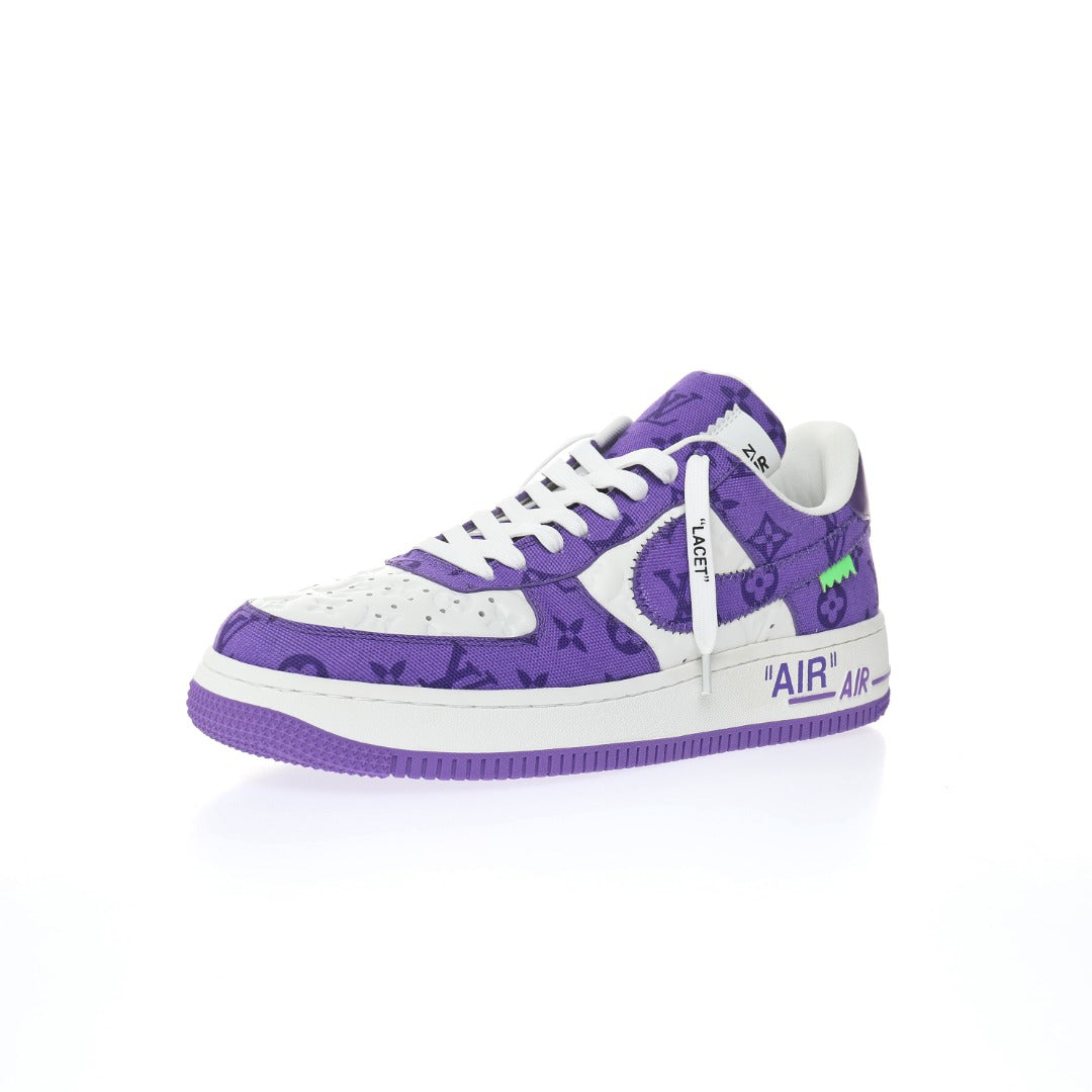 LV x Air Force 1'07 LV8 Low White Purple