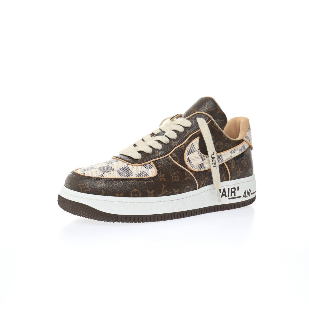 LV x Air Force 1'07 LV8 Low White Brown