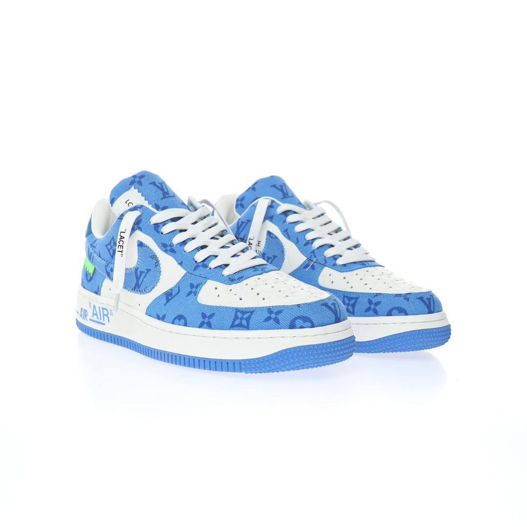 LV x Air Force 1'07 LV8 Low White Blue