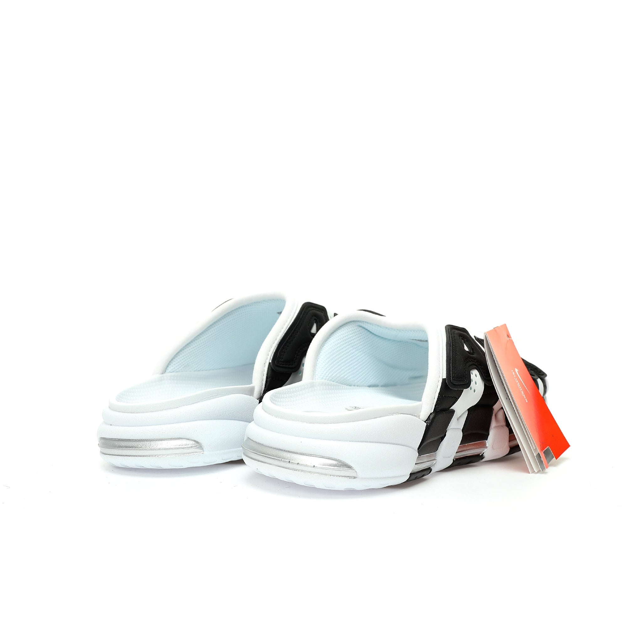 Nike Uptempo Slides "White Varsity Red"