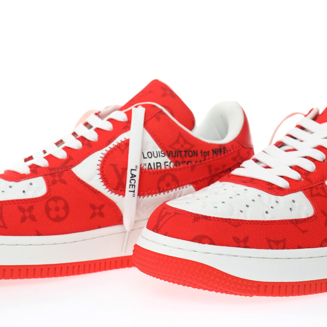 LV x Air Force 1'07 LV8 Low White Red