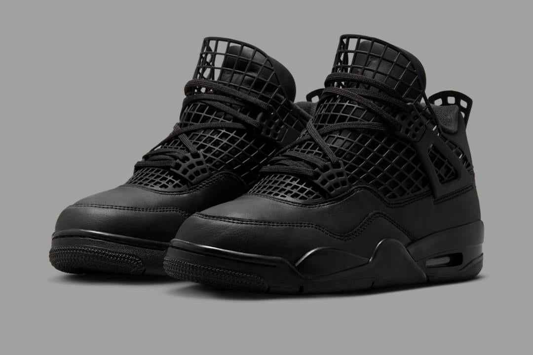 Air Jordan 4 WMNS NET “Triple Black”