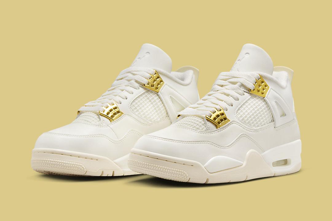 Air Jordan 4 WMNS “White/Gold”