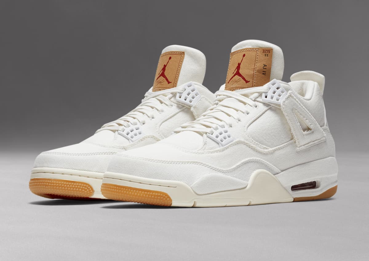 Levi’s x Air Jordan 4 “White”