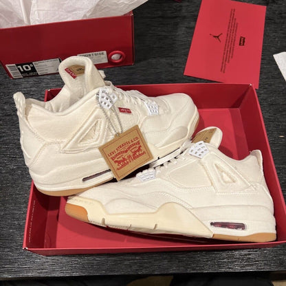 Levi’s x Air Jordan 4 “White”