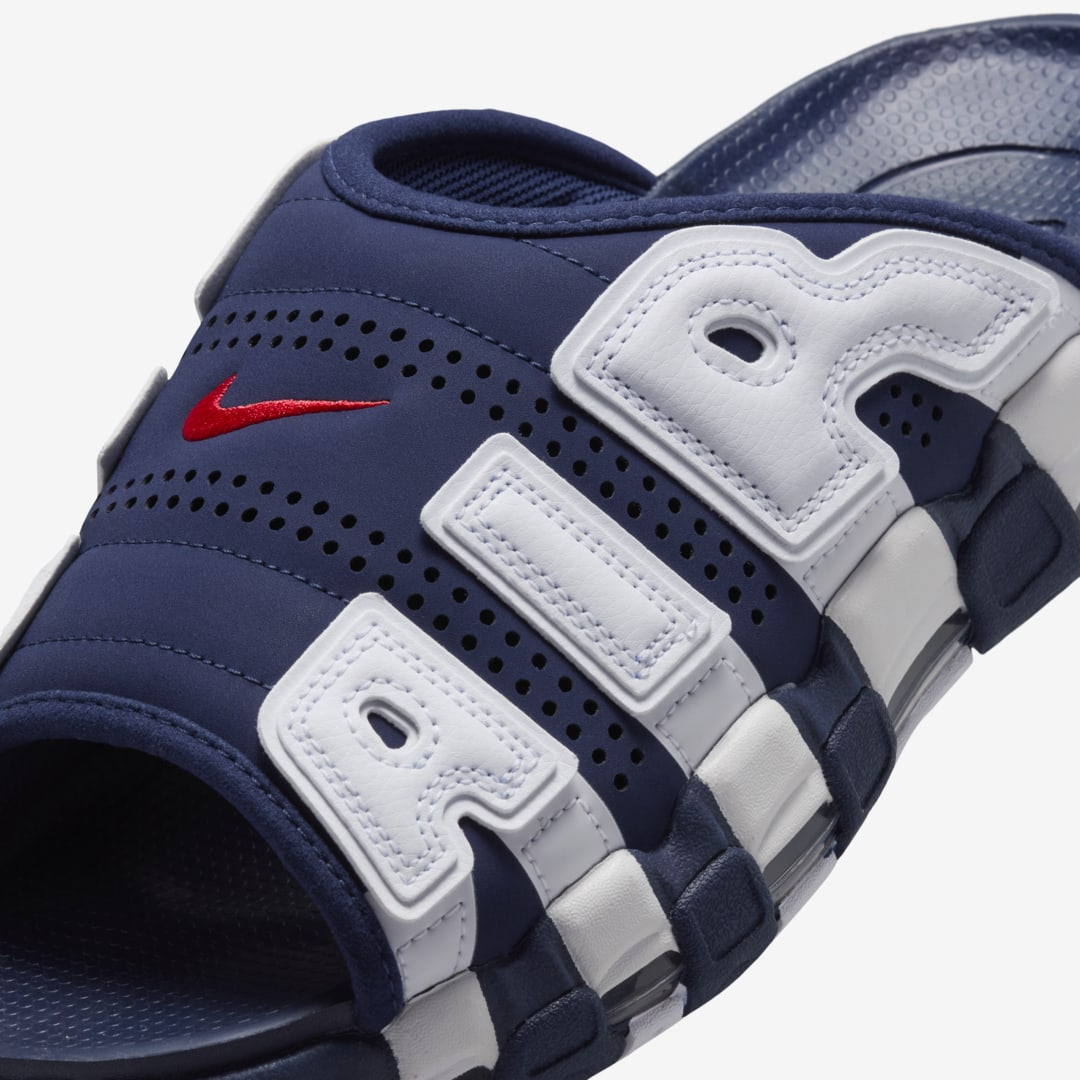 The Nike Air More Uptempo Slide “Olympic”