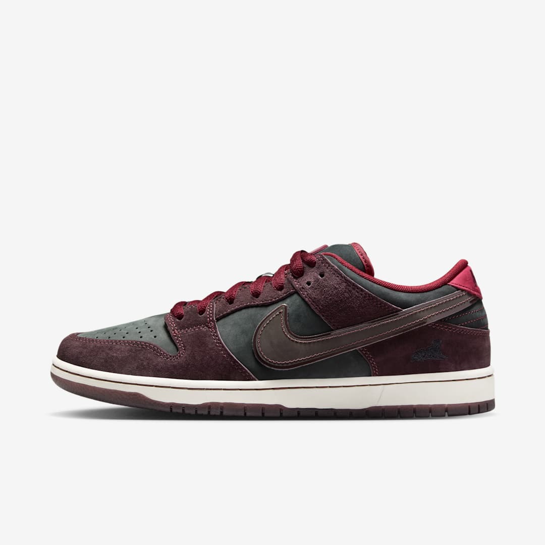 RIOT Skateshop x Nike SB Dunk Low "Mahogany/Team Red"