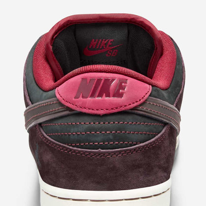 RIOT Skateshop x Nike SB Dunk Low "Mahogany/Team Red"