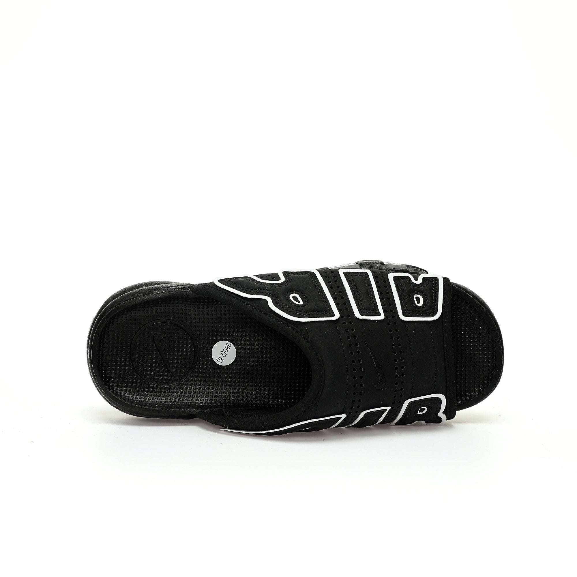 Nike Uptempo Slides "Black/White"