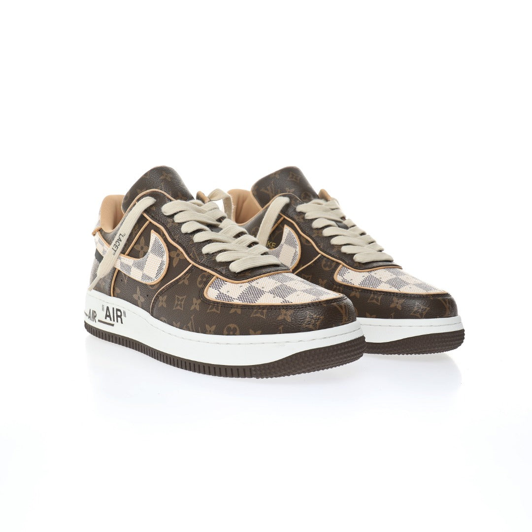 LV x Air Force 1'07 LV8 Low White Brown