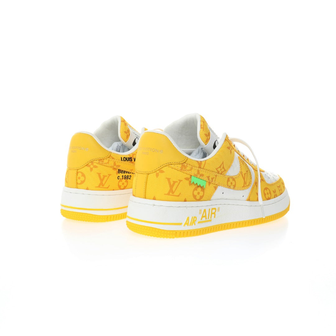 LV x Air Force 1'07 LV8 Low White Yellow