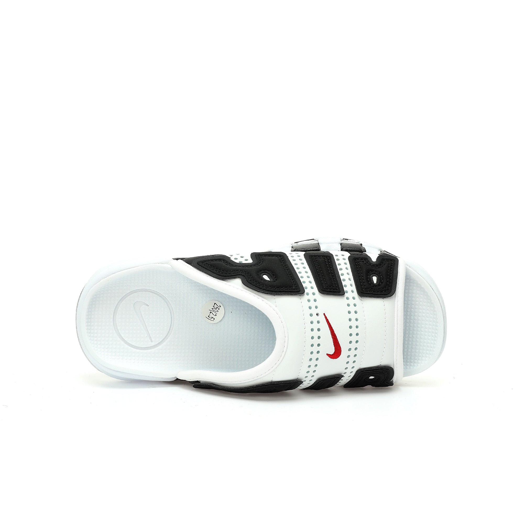 Nike Uptempo Slides "White Varsity Red"