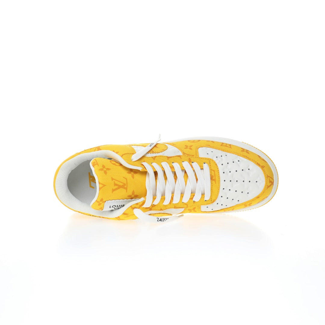 LV x Air Force 1'07 LV8 Low White Yellow