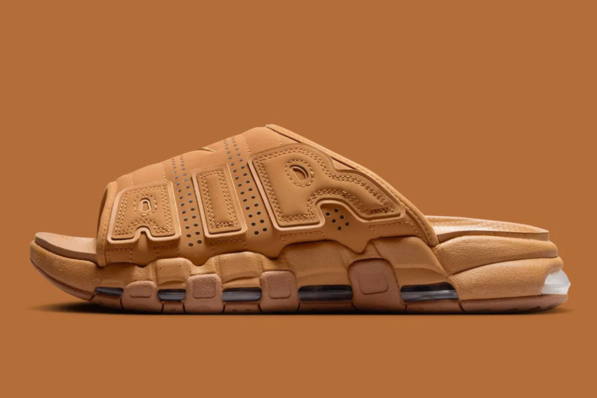 Nike Air More Uptempo Slide “Wheat”